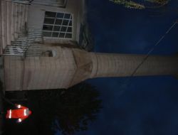 Erzurum’da Cami Yangını