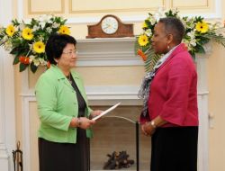 Abd'nin Bişkek Büyükelçisi Spratlen Güven Mektubunu Sundu