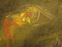 Kundaklanan Evde Ailesini Kaybeden Türk, Acısını Tuvale Aktardı