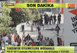 Taksim Savaş Alanına  Döndü!