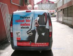 Mersin’de Chp Seçim Aracına Taşlı Saldırı