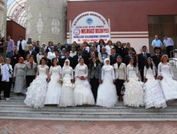 Melikgazi Belediyesi Toplu Nikah Töreninde 8 Çift ‘evet’ Dedi