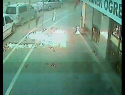 Cizre’deki Yurt Binasına Saldırı Güvenlik Kameraları Tarafından Kaydedildi