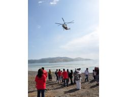 Çalış Karnaval Yürüyüşü Akut Ekibinin Helikopter Gösterisi İle Başladı