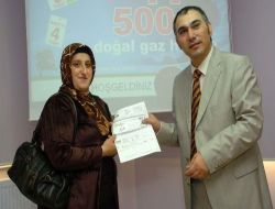 41 Kişi Bedava 500 Metreküp Doğalgaz Kazandı