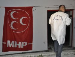 Mhp’nin Seçim Koordinasyon Merkezine Saldırı