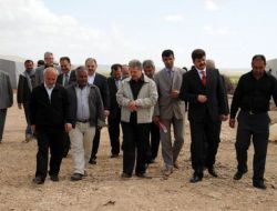 Vali Kahraman, Tarım İşçileri İçin Oluşturulan Çadır Kenti Gezdi