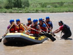 Muş’ta İlk Kez Rafting Yapıldı!