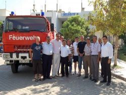 Taşucu Belde Belediyesi'ne Almanya'dan İtfaiye Aracı Hibe Edildi