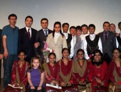 Türkçe Olimpiyatları İçin Gelen Hindistanlı Öğrenciler, Bafralıları Coşturdu