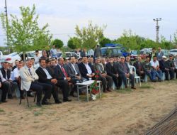 Ağaçören’de Okuma Salonunun Temeli Atıldı