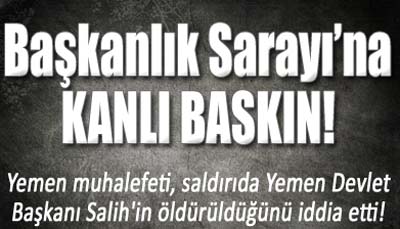 Başkanlık Sarayı'na BASKIN