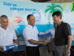 Side'de 11 Konaklama Tesisi Mavi Bayrak Almaya Hak Kazandı