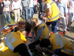 Görele'de Kaza 10 Kişi Yanarak Öldü