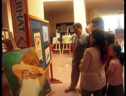 Serhat Koleji Velileri Yıl Sonu Sergisi Açtı