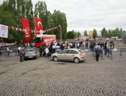 Kamalak, Kars'ta Halka Hitap Etti