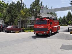 Jandarma Alay Komutanlığı'ndaki Yangın Panik Yaşattı