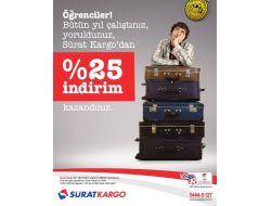 Sürat Kargo’dan Öğrencilere Tatil İndirimi