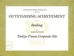 Türkiye Finans’ın Web Sitesine Üstün Başarı Ödülü