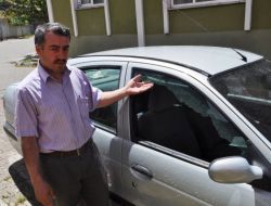 Park Halindeki Araçlar Kundaklandı