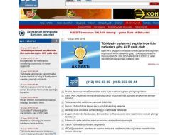 Azerbaycan Basını: Türkiye 3. Defa Ak Parti Dedi