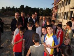 Sakarya Valisi Atak, Hendek'te Okul İnşaatlarını İnceledi