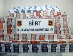 Pervari'de Kaçak Sigara Ele Geçirildi
