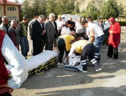 Kalp Krizi Geçiren Yaşlı Adamı Hava Ambulansı Hastaneye Yetiştirdi