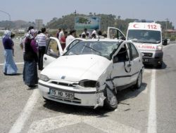 Yanan Araçtan Son Anda Kurtuldu