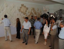 Cizre Çatom'da Öğrencilerin Eserleri Sergilendi