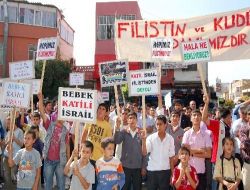 Viranşehir'de İsrail Protestosu