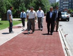 Melikgazi Belediyesi'ndan Parklara Tartan Pist