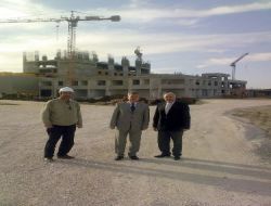 Vali İmga, Hastane İnşaatında İncelemelerde Bulundu