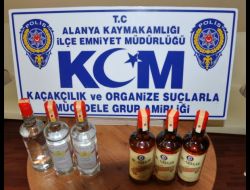Alanya’da Bin 764 Şişe Sahte İçki