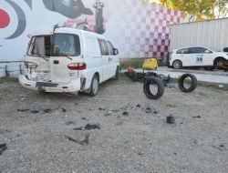 Yarış Pistinde Motosiklet Kazası