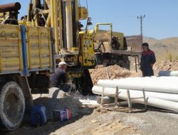 İnşaat Alanında Yüksek Debili Su Çıktı