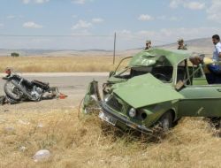 ARABAN'DA TRAFİK KAZASI: 1 ÖLÜ